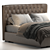 Elegant Lauren Bed - Storage & Style 3D model small image 3
