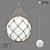 Industrial Rope Pendant Light 3D model small image 1