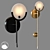 Moonlight Sconce: Elegant Illumination at LampsShop 3D model small image 1