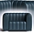 Luxury Leather Armchair: Classic Design & Supreme Comfort 3D model small image 2