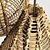 Rattan Branch Wicker Lamp 3D model small image 4