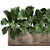 Exotic Metal Planter Collection 3D model small image 2