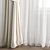 Elegant Polygonal Curtain 3D model small image 2