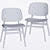 Modern Scandinavian Soborg Chair 3D model small image 5