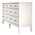 Efficient Storage: IDANÄS 6-Drawer Chest by IKEA 3D model small image 4