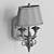 Elegant "Victoria" Wall Lamp by Chiaro 3D model small image 2