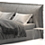 Parker Felis Bed: Ultimate Comfort & Modern Style 3D model small image 3