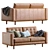 Luxurious Landskrona Leather Sofa 3D model small image 2