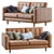 Luxurious Landskrona Leather Sofa 3D model small image 7