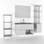 Comforty Malmö Bathroom Furniture 3D model small image 3