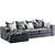 Boconcept Cenova: Modern Luxury Sofa 3D model small image 2