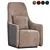 Modern Foster Armchair: Stylish and Comfortable 3D model small image 1