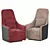 Modern Foster Armchair: Stylish and Comfortable 3D model small image 2