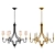 Elegant Mykonos Small Chandelier 3D model small image 1