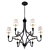 Elegant Mykonos Small Chandelier 3D model small image 3