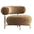 Elegant ELLA Armchair: Stylish Comfort for Modern Spaces 3D model small image 4