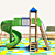 Outdoor Playground Fun Park 3D model small image 4