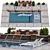 Luxe Pool: 20m2 Modern Design 3D model small image 1