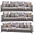 Sleek Minotti Andersen Sofa 3D model small image 3