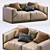 Meridiani Bacon Sofa: Stylish and Versatile Furniture 3D model small image 7