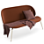 Stylish Gubi Beetle Sofa: Perfect Blend of Comfort and Design 3D model small image 2