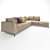 Modern Corner Sectional Sofa 3D model small image 4