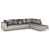 Modern Corner Sectional Sofa 3D model small image 5