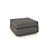 Versatile Pouf Sofa: Fabric meets Leather 3D model small image 3