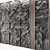 Rock Panel Wall Décor 3D model small image 4