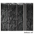 Rock Panel Wall Décor 3D model small image 11