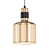 FARA Modern Brass Pendant 3D model small image 1