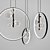 Minimalist Pendant Light Collection 3D model small image 6