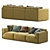 Bacon-inspired Meridiani Sofa: Modern, Stylish and Comfortable 3D model small image 3