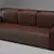 Luxury Leather Sofa 3D model small image 1