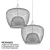 Scandinavian Mesh Pendant Light 3D model small image 2