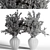 19-Piece Indoor Plant Set for Stunning Home Decor 3D model small image 5