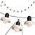 Solar Garden String Lights: Solvinden by Ikea 3D model small image 1