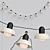 Solar Garden String Lights: Solvinden by Ikea 3D model small image 2