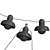 Solar Garden String Lights: Solvinden by Ikea 3D model small image 3