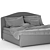 IKEA HAUGA Queen Bed Set 3D model small image 6