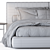 Modern Luxury Richard Bed: The Perfect Blend of Style and Comfort 3D model small image 4