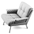 Elegant Daiki Sofa by Minotti 3D model small image 7