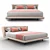 Elevate Your Bedroom with B&B Italia NOONU Bed 3D model small image 1