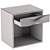 Modern Twist Drawer Side Table 3D model small image 5