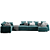 Sophisticated Trussardi Liam Sofa 3D model small image 3