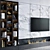 Sleek 500cm TV Unit 3D model small image 6