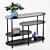 Sleek Metal Storage Shelf 3D model small image 1