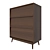 Antique Wood Chest of Drawers 3D model small image 2