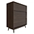 Antique Wood Chest of Drawers 3D model small image 3