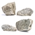 360° Scanned Landscape Stones 3D model small image 2